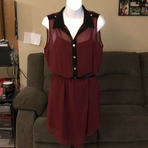 Maroon dress